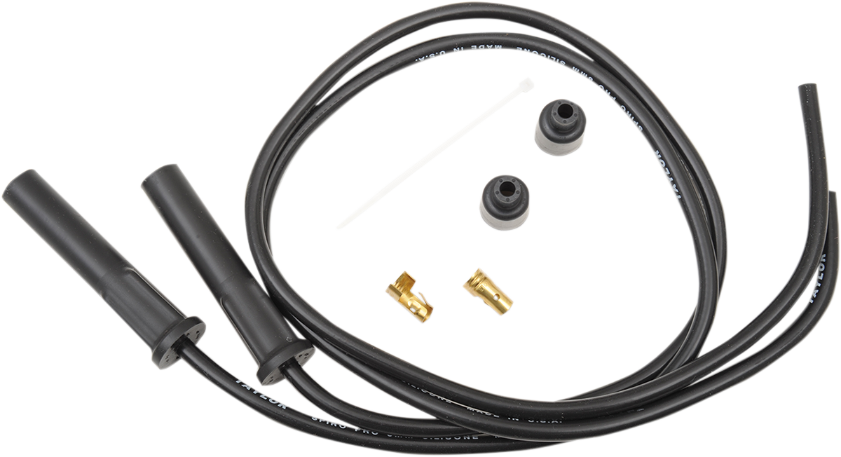 SUMAX Spark Plug Wire Kit - 8 mm - Black S86085