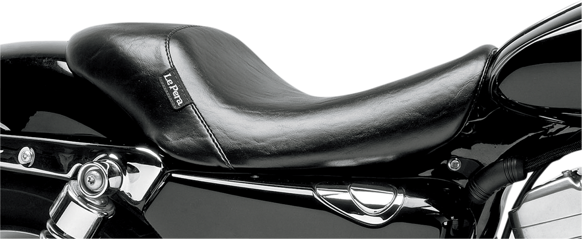 LE PERA Bare Bones Solo Seat - Smooth - Black - XL '07-'09 LCK-006