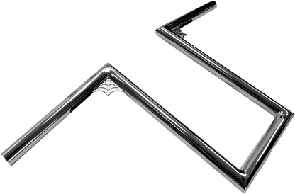 LA CHOPPERS 1" Old School Handlebar - Web Z - 12" - Chrome LA-7380-W12