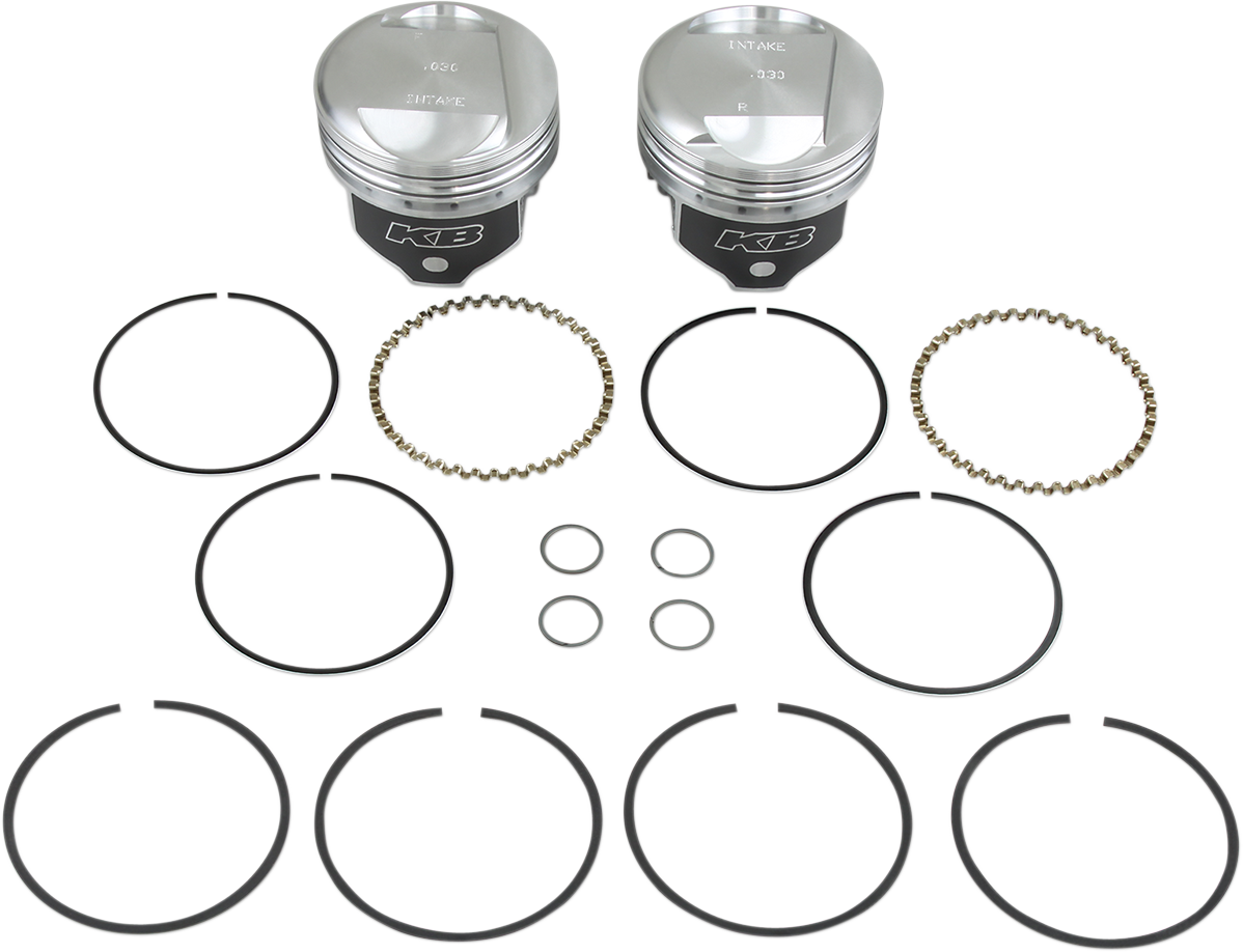 KB PERFORMANCE Piston Kit - +0.030" - 80" Evolution Big Twin KB266.030