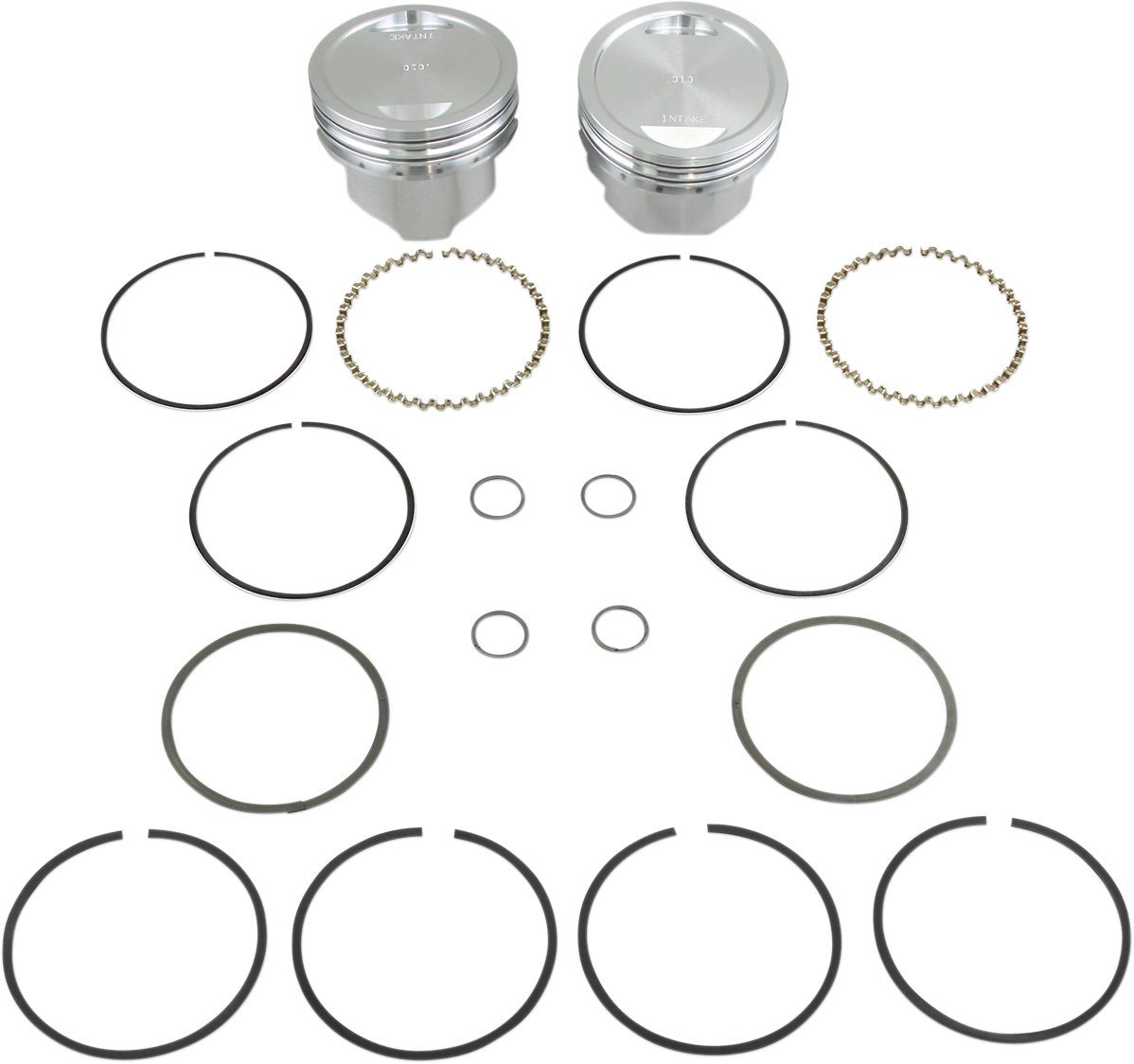KB PERFORMANCE Piston Kit - 3.498" +0.010" - 10.0:1 CR - XL883 to 1200 Conversion KB272.010