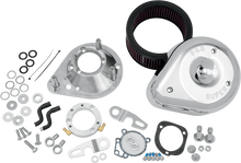 S&S CYCLE Teardrop Air Cleaner Kit - Chrome 17-0448