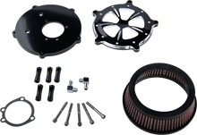 Commodore Air Cleaner Kit Black Contrast W/ Clear Window