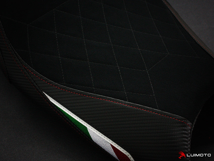 LUIMOTO Team Italia Rider Seat Cover for the DUCATI MONSTER 1100 / 796 / 795 / 696