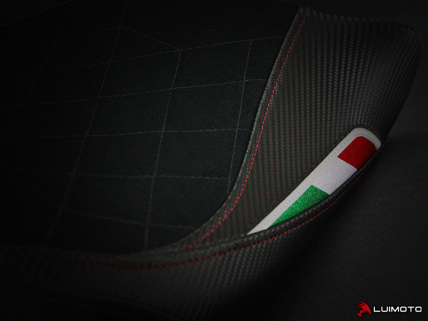 LUIMOTO (Diamond Edition) Rider Seat Cover for the DUCATI MONSTER 1100 / 796 / 795 / 696