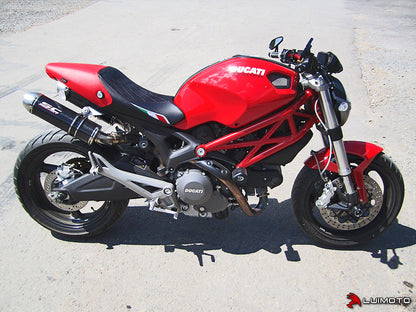 LUIMOTO Team Italia Rider Seat Cover for the DUCATI MONSTER 1100 / 796 / 795 / 696