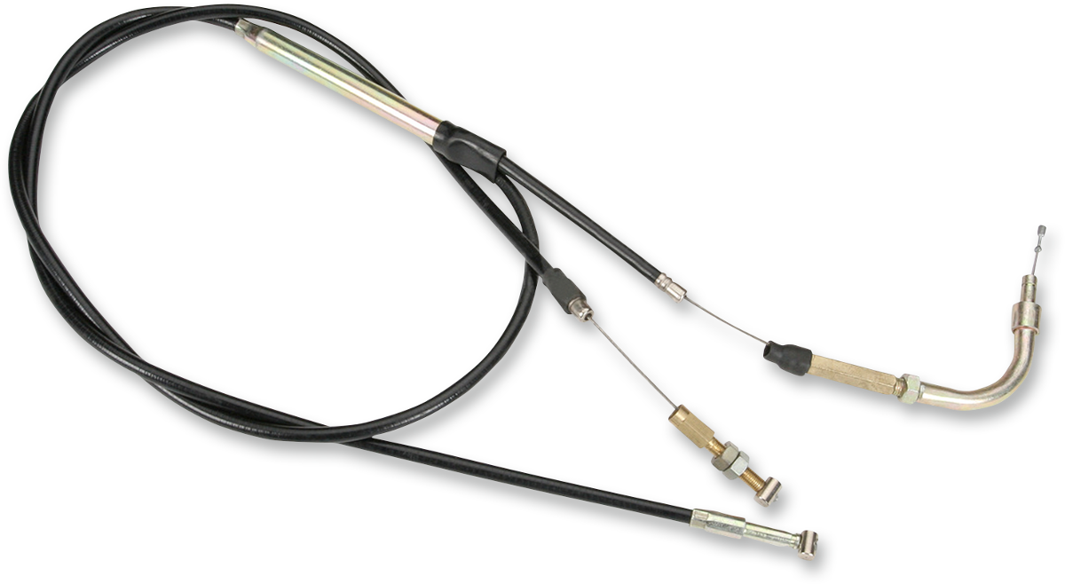 PARTS UNLIMITED Black Vinyl Throttle Cable - Bombardier 05-13938
