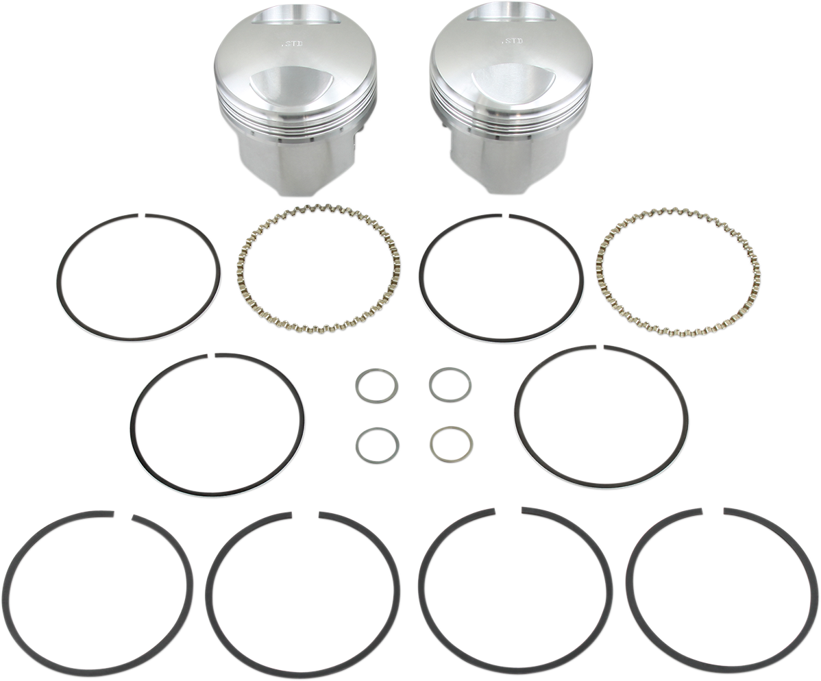 KB PERFORMANCE Piston Kit - Standard - 4.250" Stroke - 80" Big Twin KB297.STD