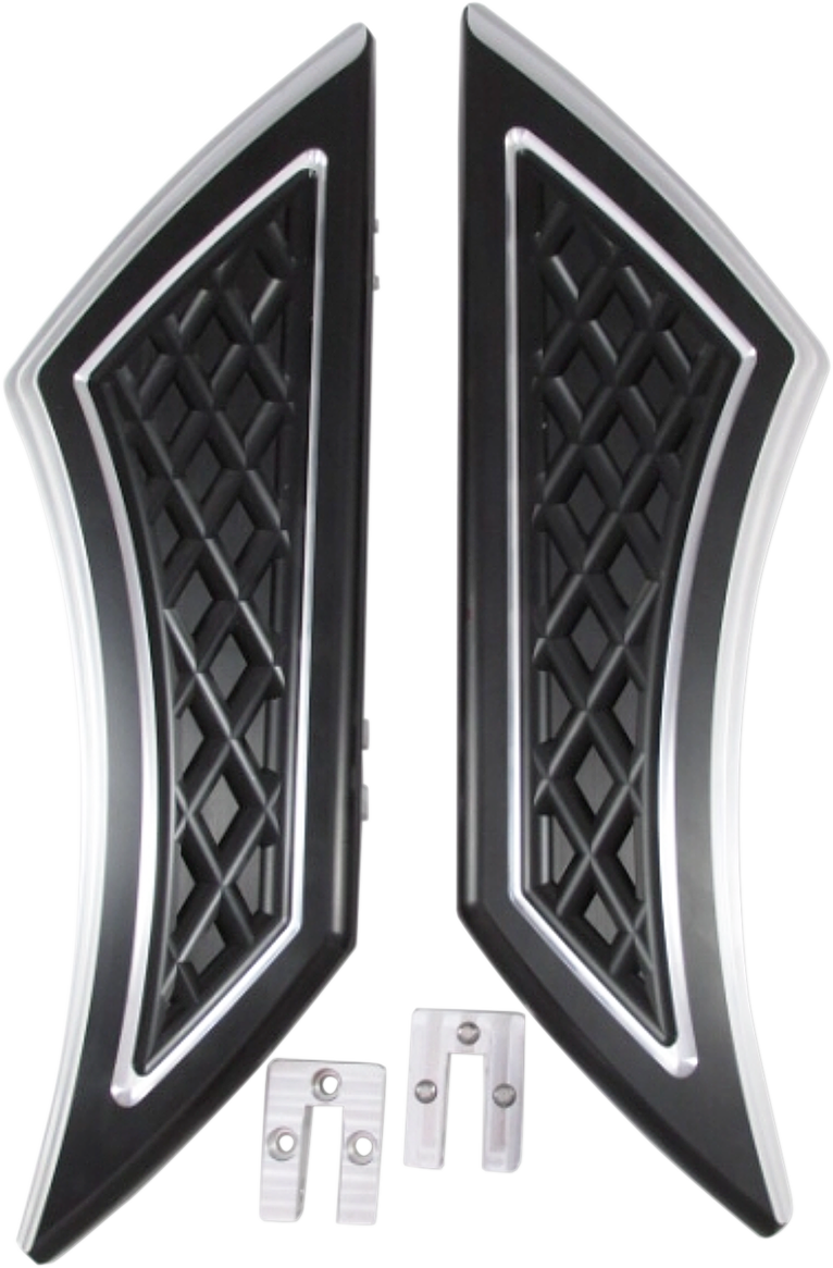 EDDIE TROTTA DESIGNS Floorboards - Platinum - Black TC544
