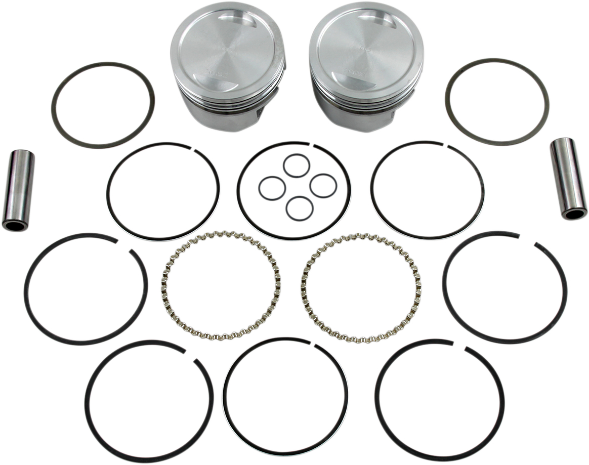 KB PERFORMANCE Piston Kit - 3.498" +0.005" - 10.0:1 CR - XL883 to 1200 Conversion KB272.005