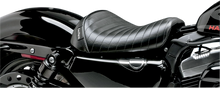 LE PERA Bare Bones Solo Seat - Pleated - Black - XL '04-'22 LK-006PT