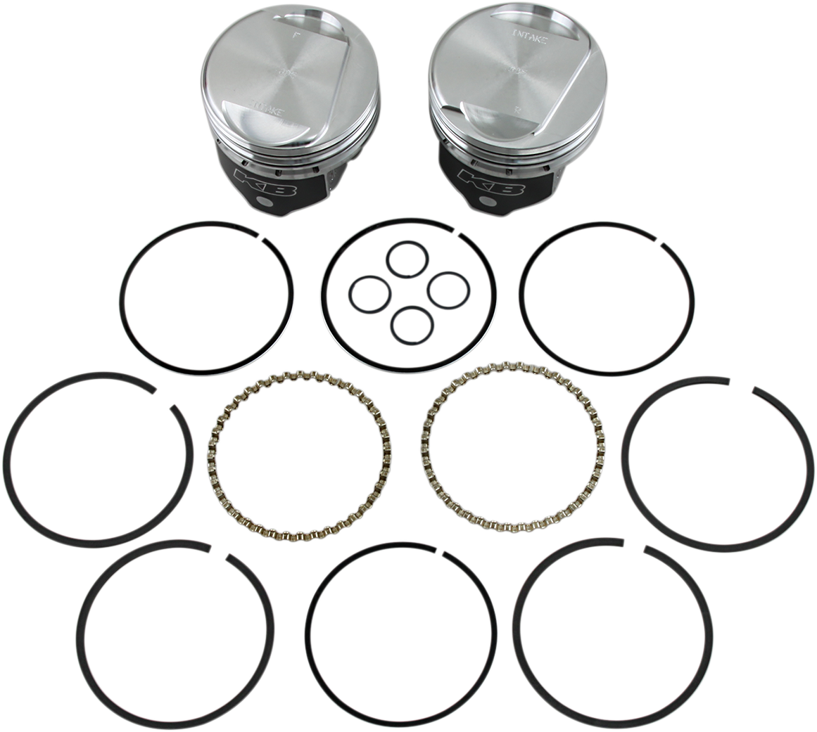 KB PERFORMANCE Piston Kit - +0.005" - 80" Evolution Big Twin KB305.005