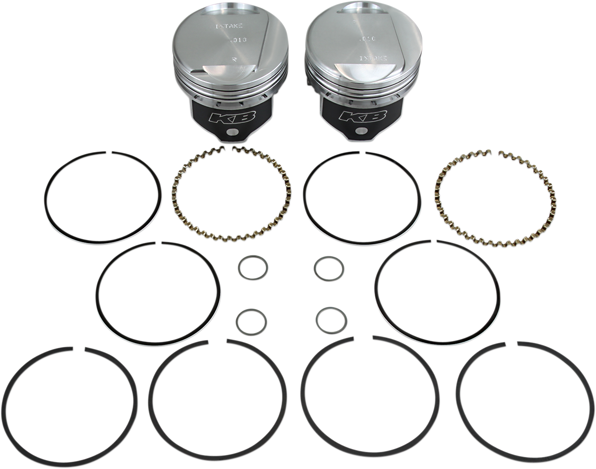 KB PERFORMANCE Piston Kit - +0.010" - 80" Evolution Big Twin KB305.010