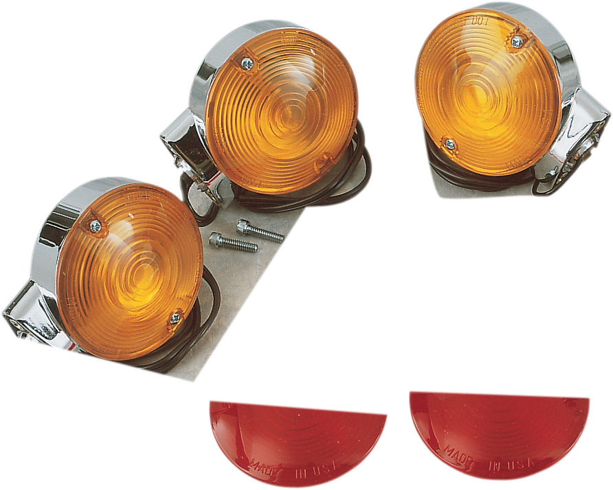 CHRIS PRODUCTS Turn Signal Kit - Late FL - Single/Dual Filament 0011
