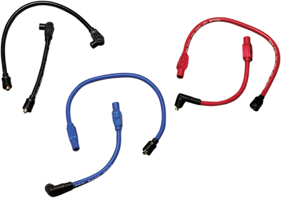 SUMAX Spark Plug Wire - 10.4 mm - Black - '65-'99 FX/FL S49031
