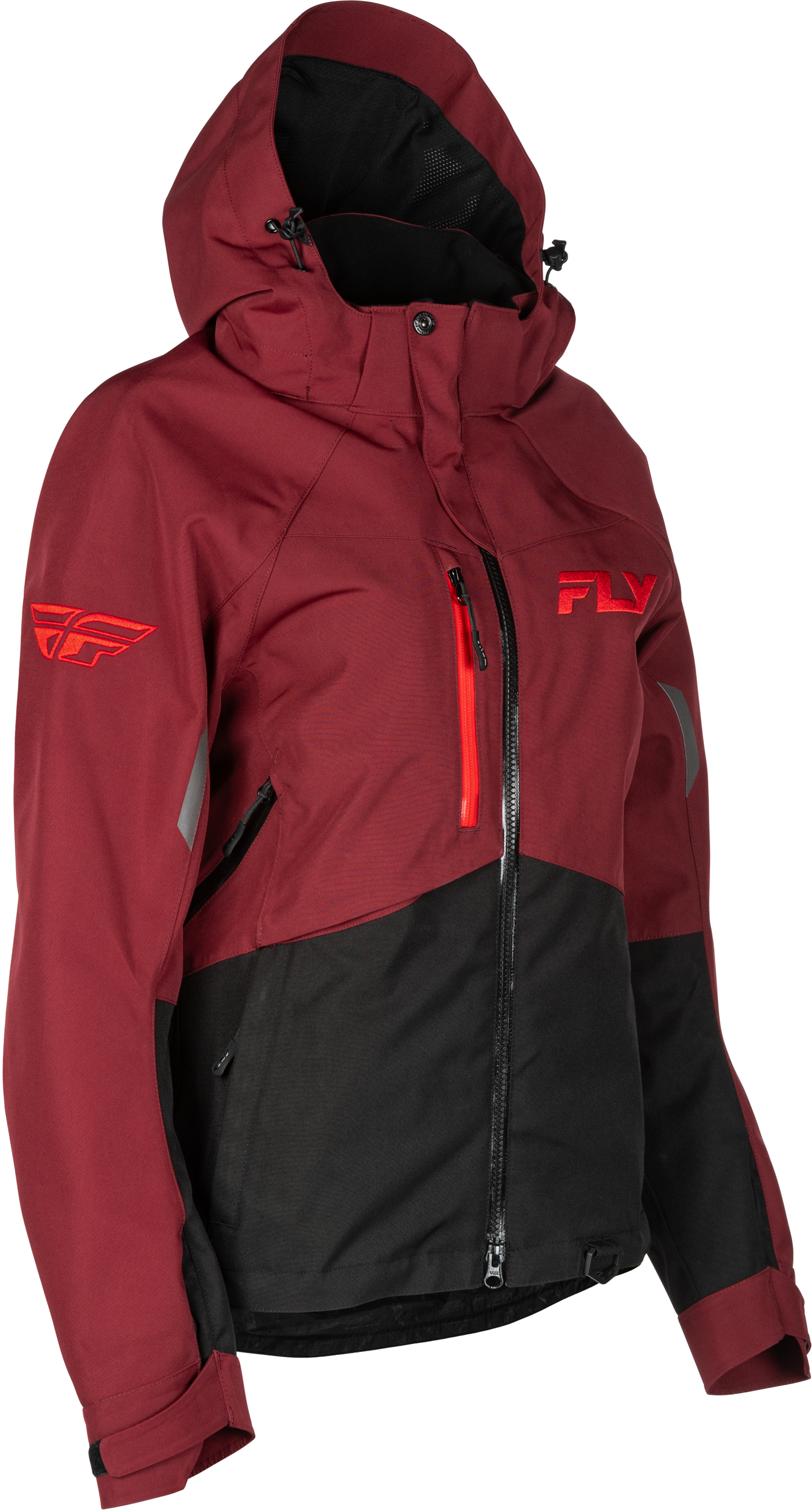 Women's Carbon Jacket Merlot/Red 3x