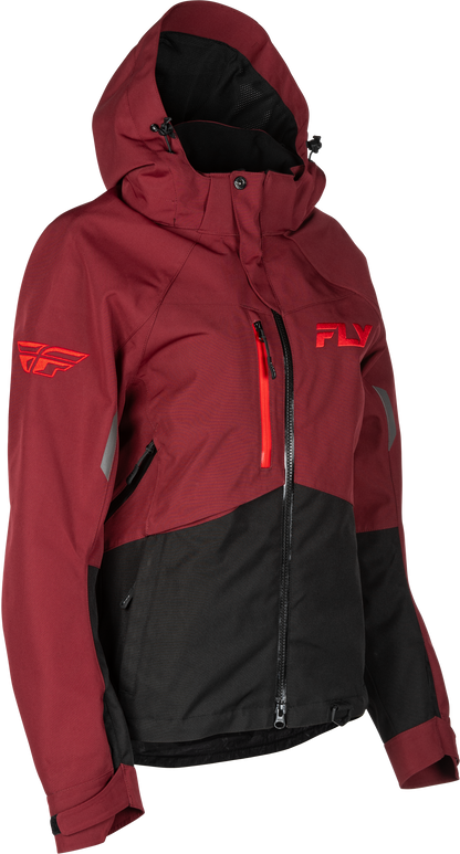 Women's Carbon Jacket Merlot/Red Sm