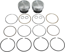 KB PERFORMANCE Piston Kit - 3.875" +0.005" - 10.5:1 CR - 95" Twin Cam Big Bore KB411.005