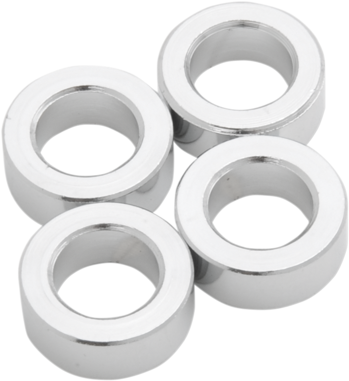 CHRIS PRODUCTS Turn Signal Spacers - Chrome - 1/4" - 4 Pack 0531-4