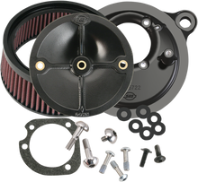 S&S CYCLE Super Stock™ Stealth Air Cleaner Kit - Black 170-0060