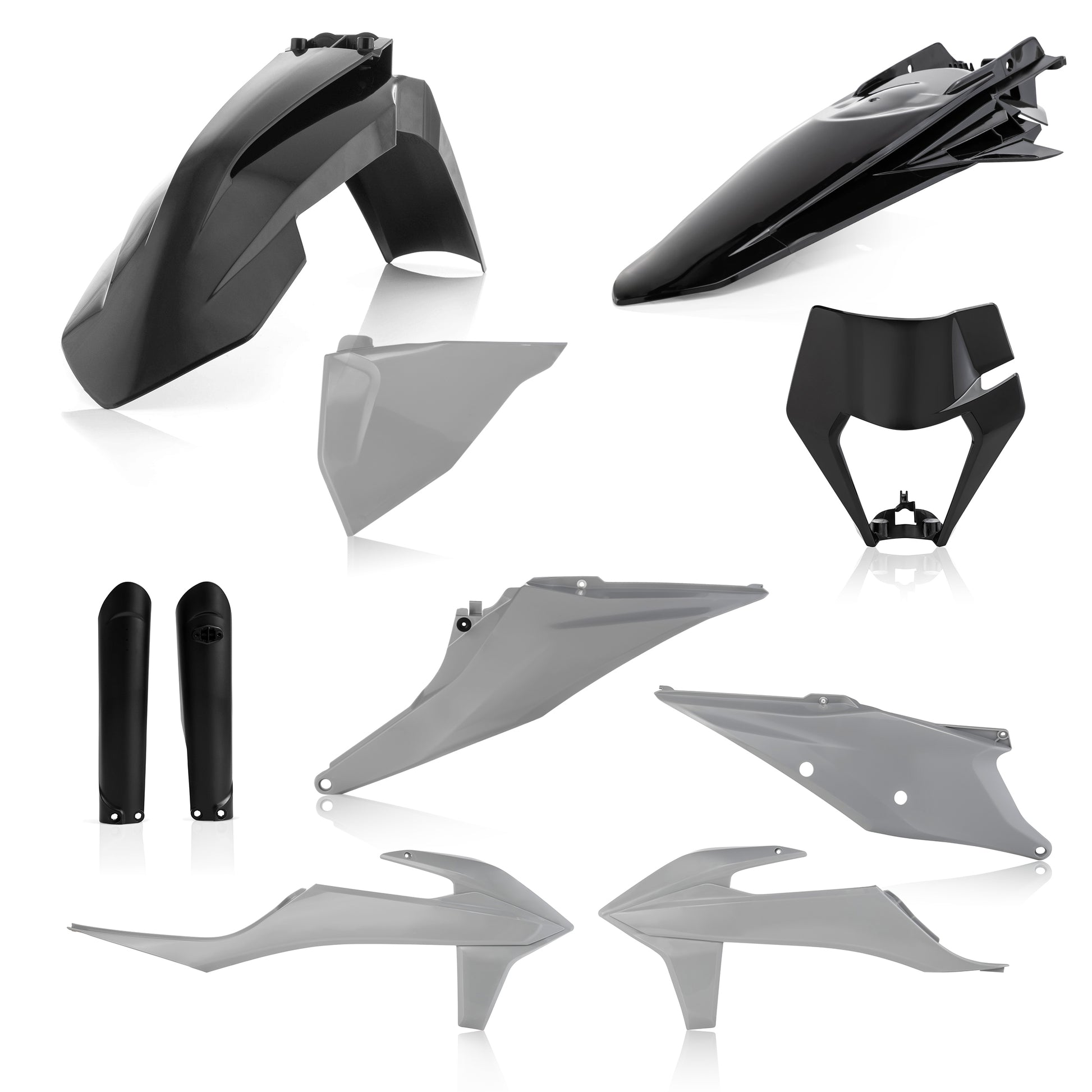 Full Plastic Kit Ktm Grey/Black