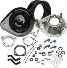 S&S CYCLE Teardrop Air Cleaner Kit - Gloss Black 170-0181A