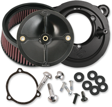 S&S CYCLE Super Stock™ Stealth Air Cleaner Kit - Black 170-0164