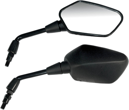 EMGO Mirror - Side View - Polygon - Black - Right 20-35281