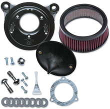 S&S CYCLE Super Stock™ Stealth Air Cleaner Kit - Black 170-0301B