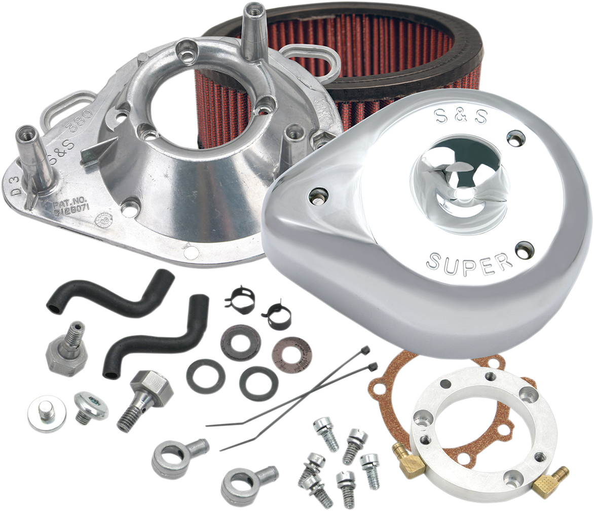 S&S CYCLE Teardrop Air Cleaner - Chrome 170-0303B