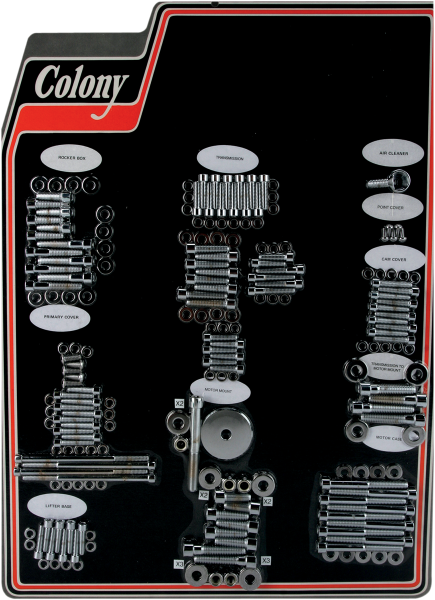 COLONY Bolt Kit - Complete/Motor - Allen/SHOW - Touring 1024-P