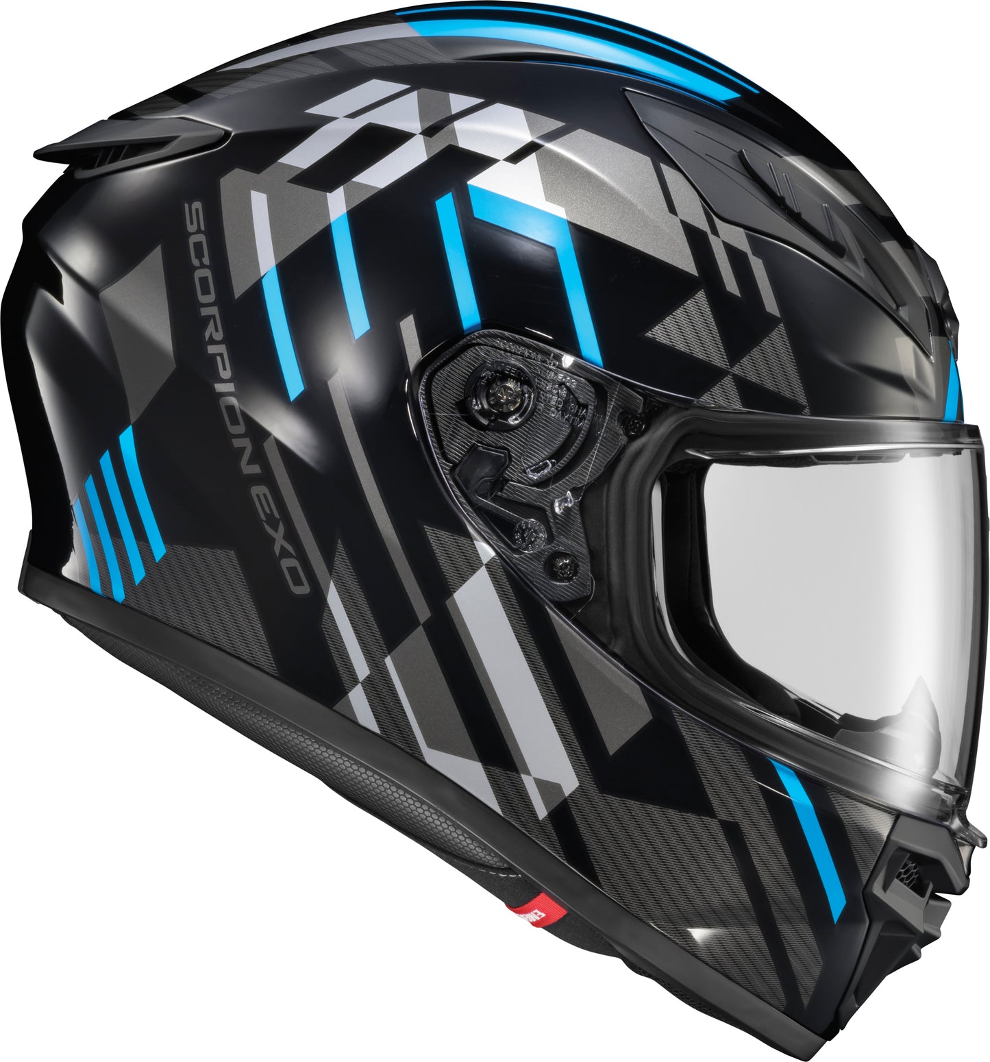 Exo R430 Full Face Helmet Paradox Light Blue Lg