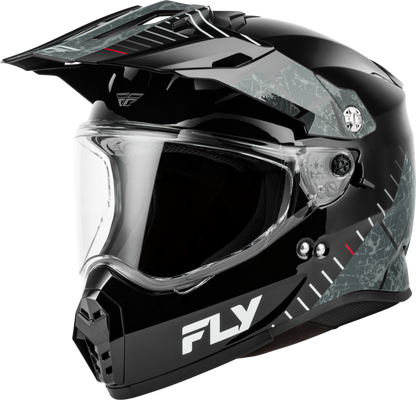 Fly Trekker Granite Helmet Black/Grey 2x