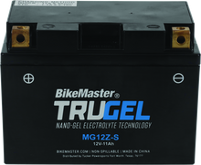 BikeMaster TruGel Battery - MG12Z-S