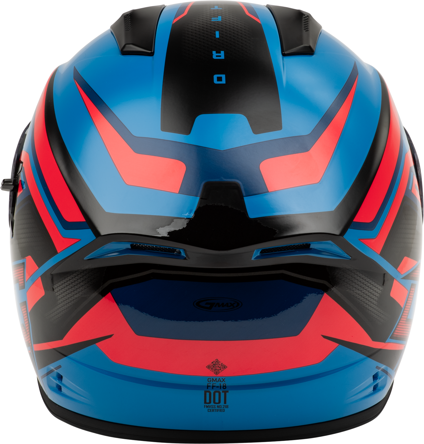 Ff 18 Drift Helmet Black/Blue/Red Lg