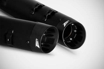 Zard Dual Slip-on Exhaust System for Harley Davidson Grand American Touring Motorcycles (114cc engines - Glides and Road King - 2021+)