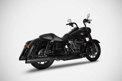 Zard Dual Slip-on Exhaust System for Harley Davidson Grand American Touring Motorcycles (114cc engines - Glides and Road King - 2021+)