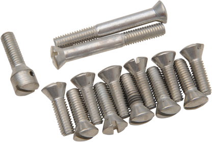COLONY Screw Kit - Transmission Top Cover - Flat/Countersunk/Slotted - Cadmium Plated 8148-13