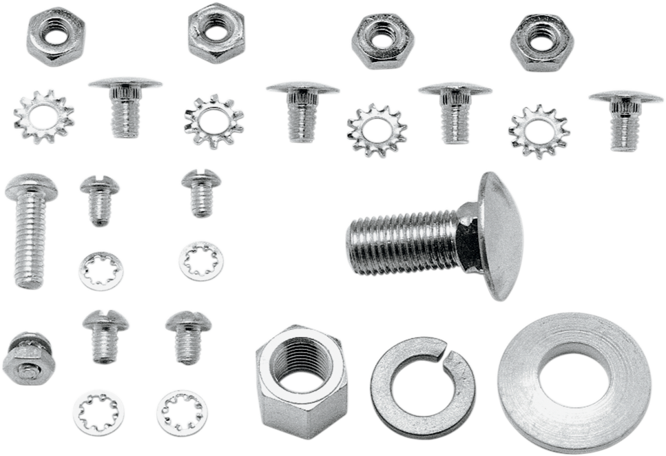 COLONY Screw Kit - Outer/Wheel Hub - Round/Button-Head - Cadmium Plated 8201-10