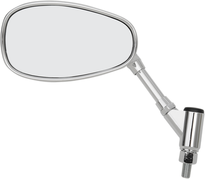 EMGO Mirror - Euro - Side View - Cat Eye - Chrome - Left - Each 20-86839