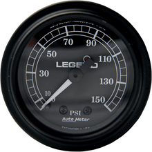 LEGEND SUSPENSION Fairing Mounted LED Backlit PSI Gauges - Black 2212-0484