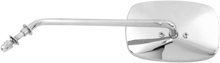 EMGO Mirror - Side View - Plain Face/Rectangle - Long Stem - Left - Screw-In - Each 20-21712