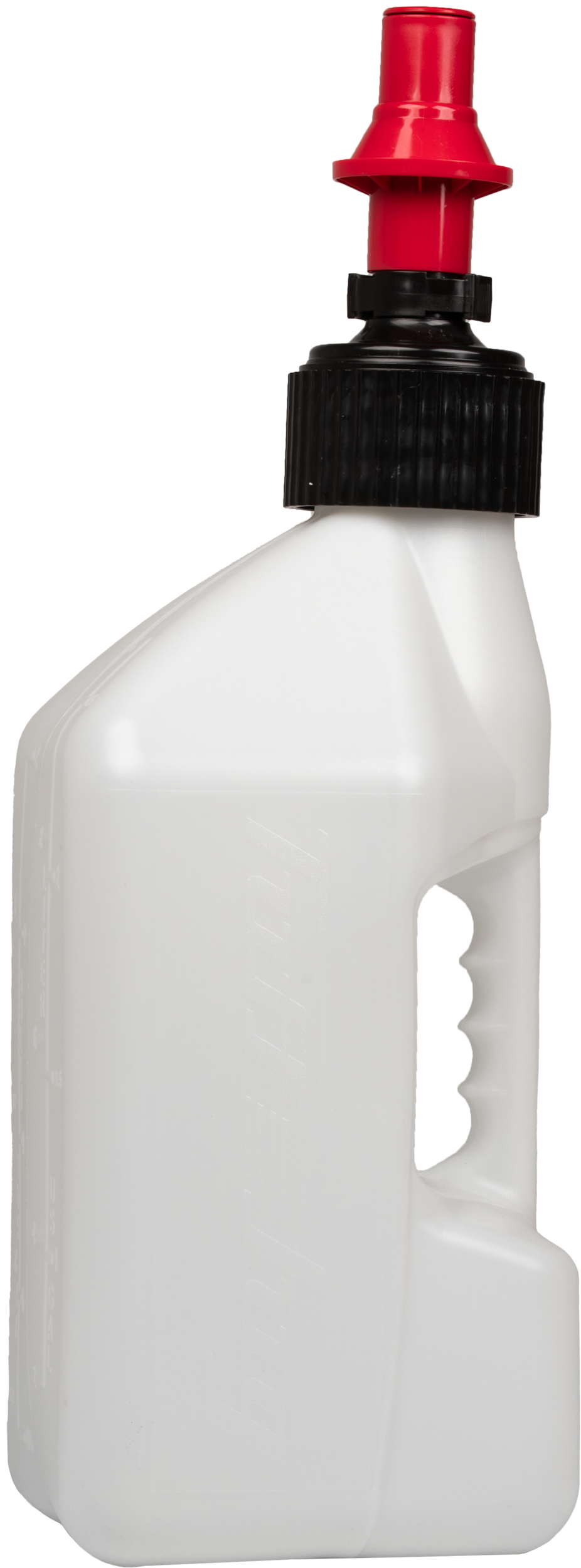 Utility Container White W Red Cap 2.7 Gal