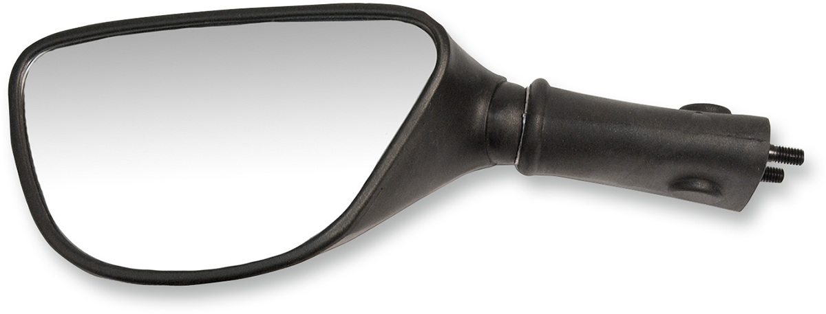 EMGO Mirror - OEM - Replacement - Side View - Oval - Black - Left - Each 20-31502