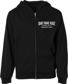 Speed & Style Youth Zip Hood Black Yx