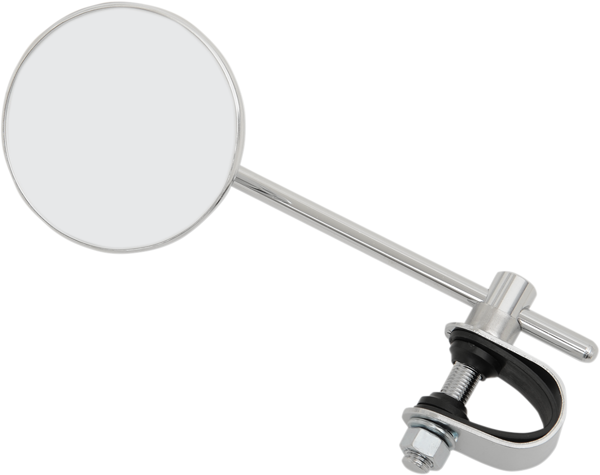 EMGO Mirror - Side View - Round - Chrome - 6" Stem - Left/Right - Each 20-06816