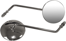 EMGO Mirrors - Side View - Smooth/Round - Long Stem - Pair - Universal 20-21795