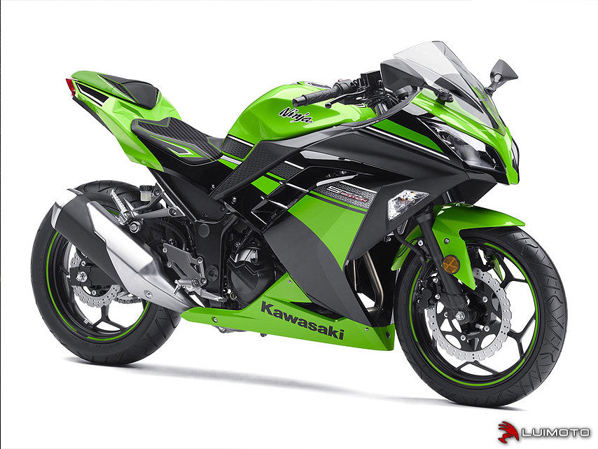 LUIMOTO (Sport) Passenger Seat Covers for the KAWASAKI Ninja 300 (13-17)