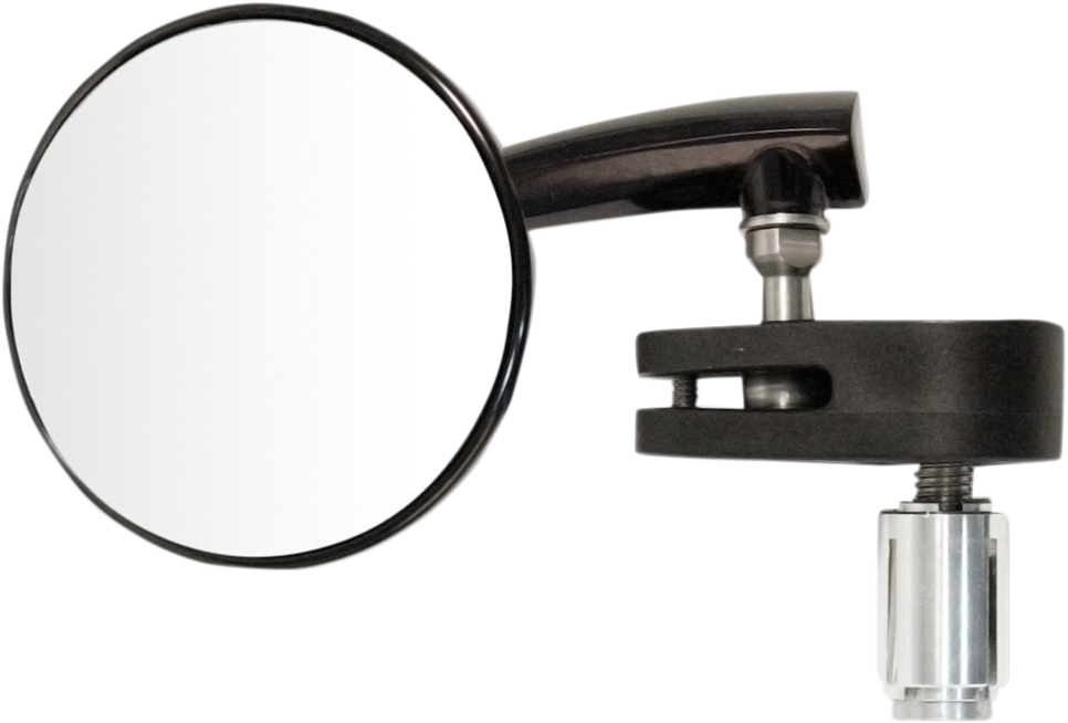 EMGO Mirror - Side View - Round - Black - Left 20-34042