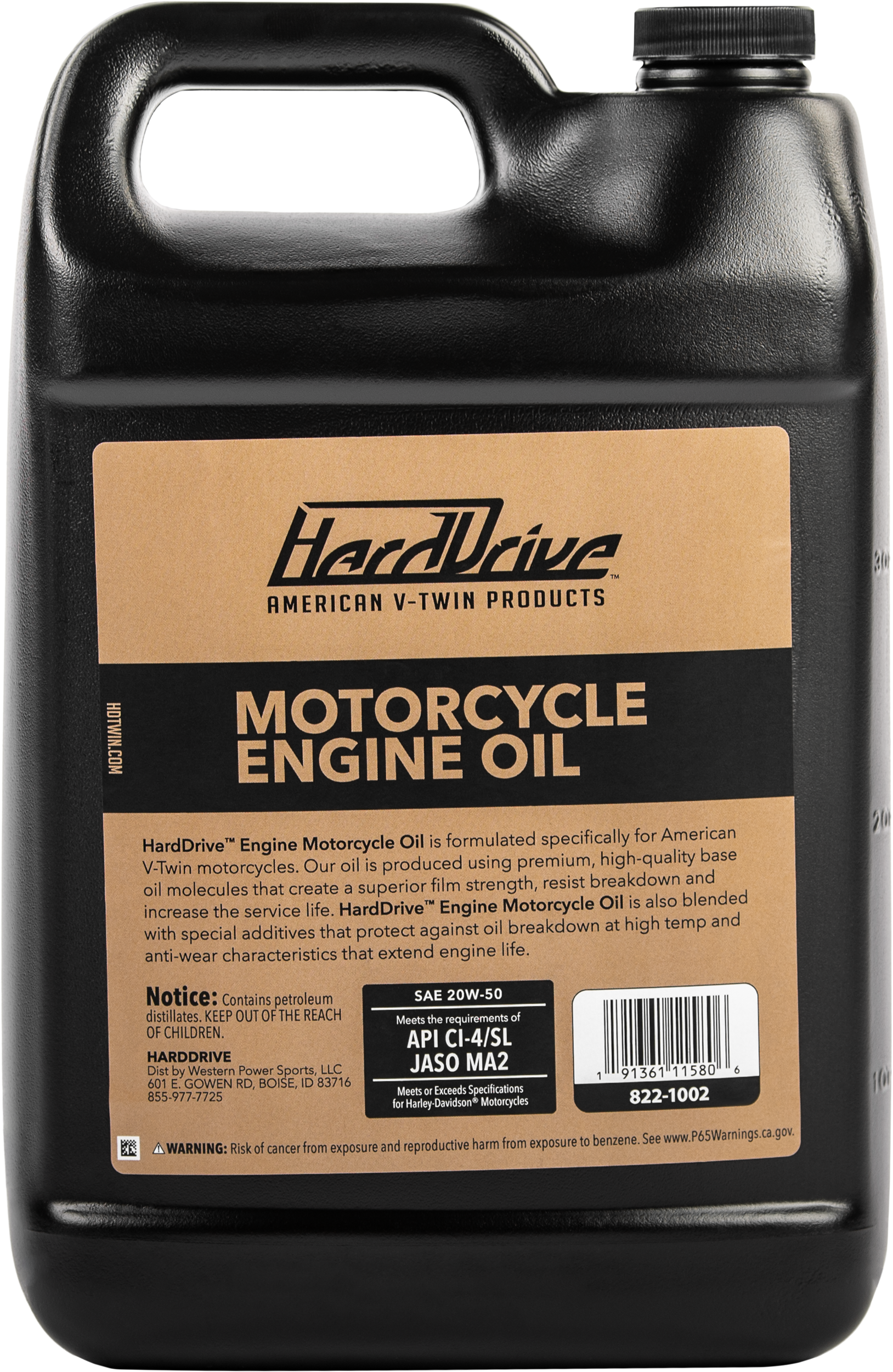 Engine Oil 20w50 1 Gal (4/Case  Sold Ea)